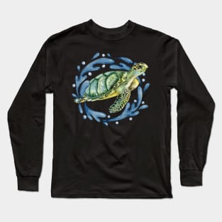 Save the Sea Turtles For the Turtle Lover Long Sleeve T-Shirt